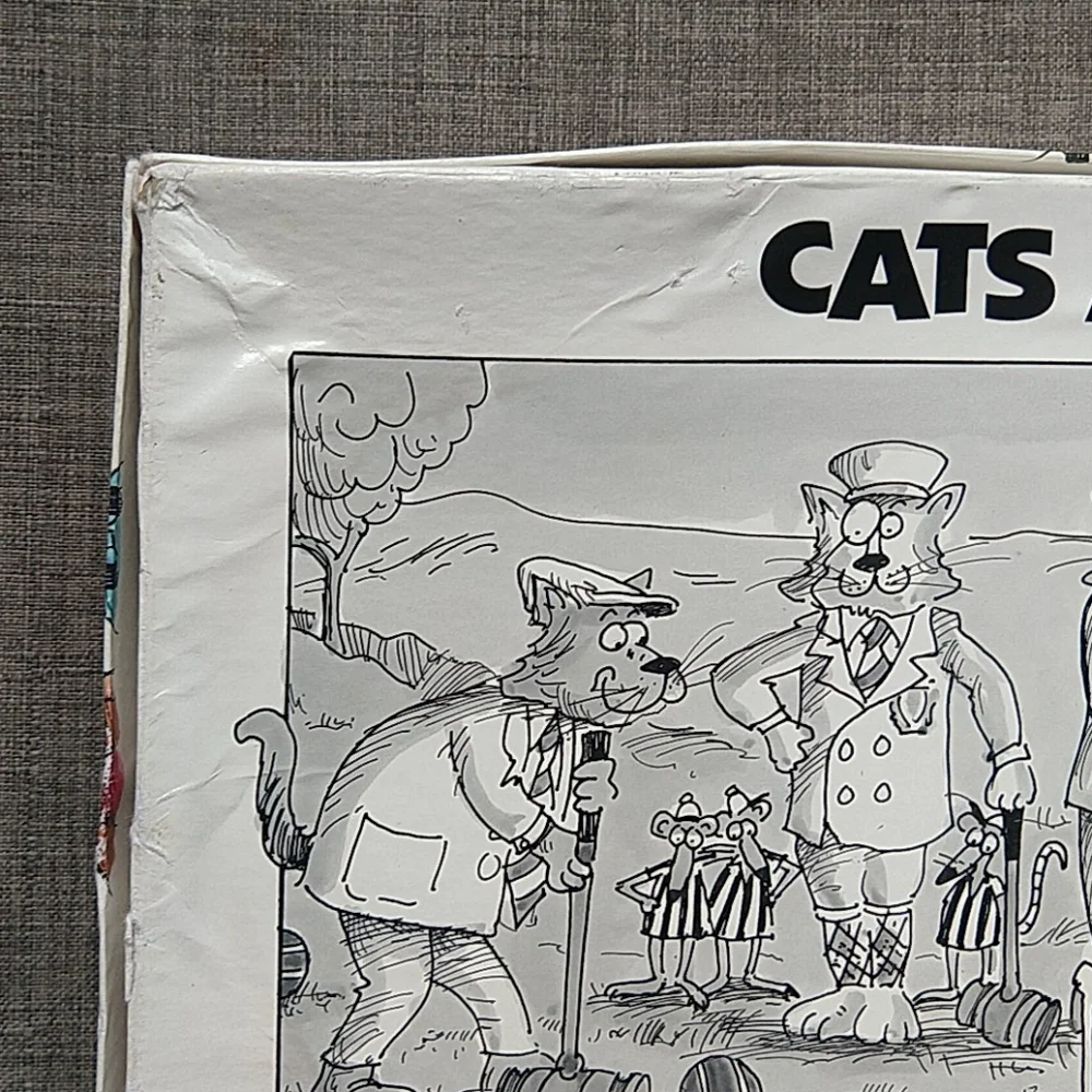Cats At Play Vintage Board Game David Adler